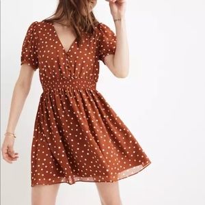 Madewell Polka Dot Mini Dress